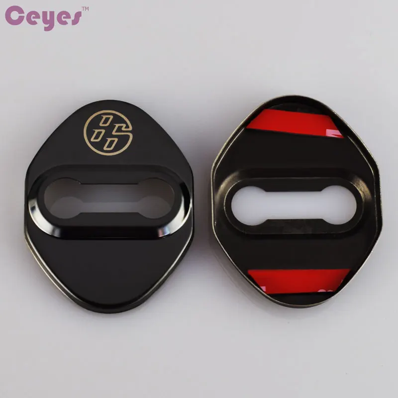 Ceyes автомобильные эмблемы Стайлинг дверной замок чехол для Toyota 86 Corolla 2008 Avensis Rav4