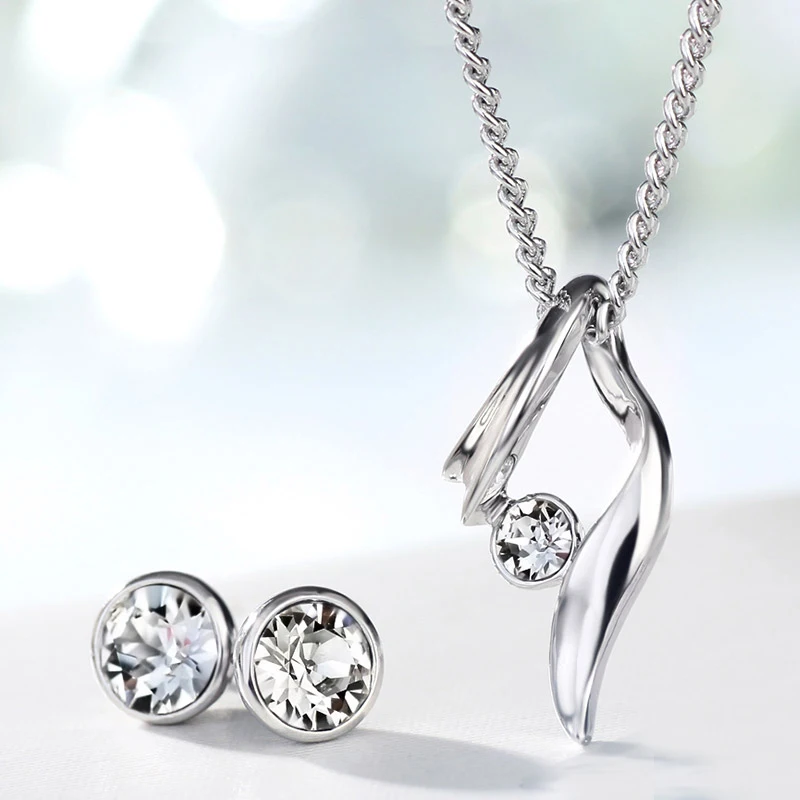 Neoglory австрийские стразы ювелирный набор изысканный Геометрический стиль