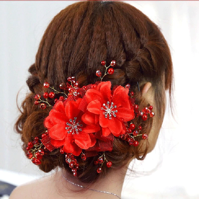 FANGY000115 свадебная тиара Красная слива свадебное платье аксессуары|bridal tiara|tiara redred