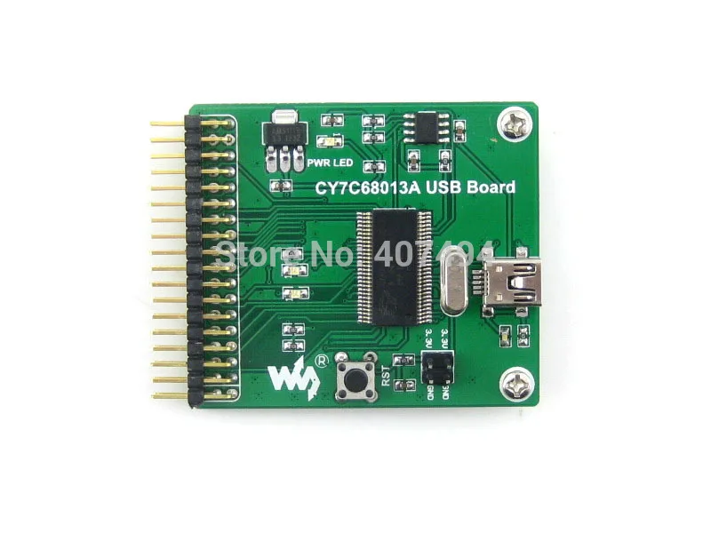5 шт./лот CY7C68013A плата EZ-USB FX2LP USB модуль со встроенным 8051 и 24LC64 (EEPROM) бортовой