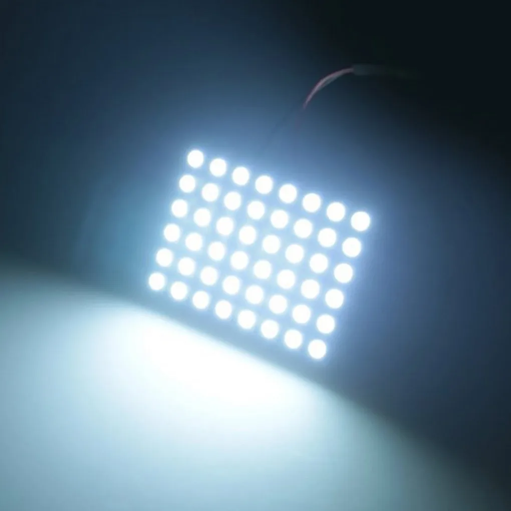 Ксенон белый 48 SMD 5050 светодиодный Панель свет для автомобиля/купол/площадка