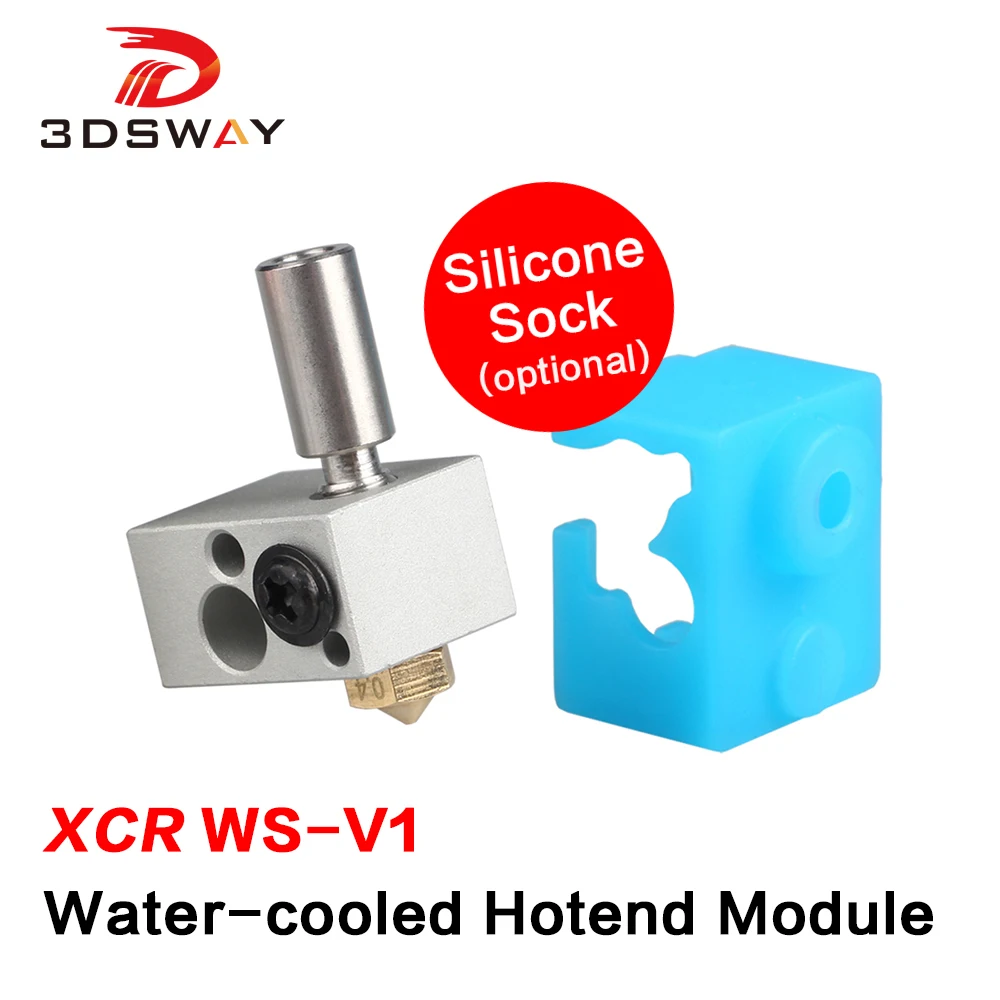 3DSWAY 3D принтеры Запчасти XCR WS V1 с водяным охлаждением Hotend Модуль Низкая
