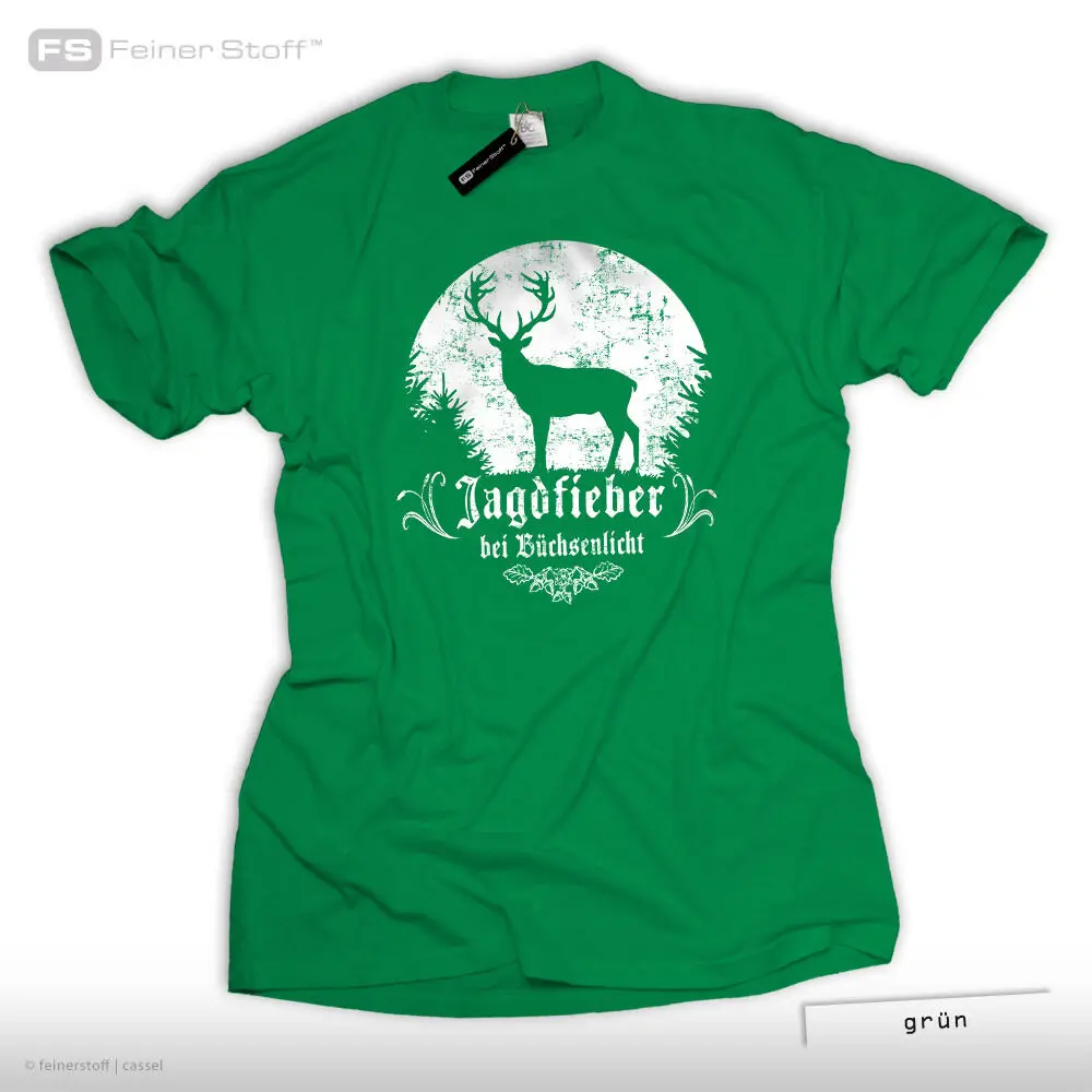 Охотничья футболка Jagdfieber Bei охотничий свет Latein Jagd Fun Revier Hirsch Geschenk Мужская 2019 новая