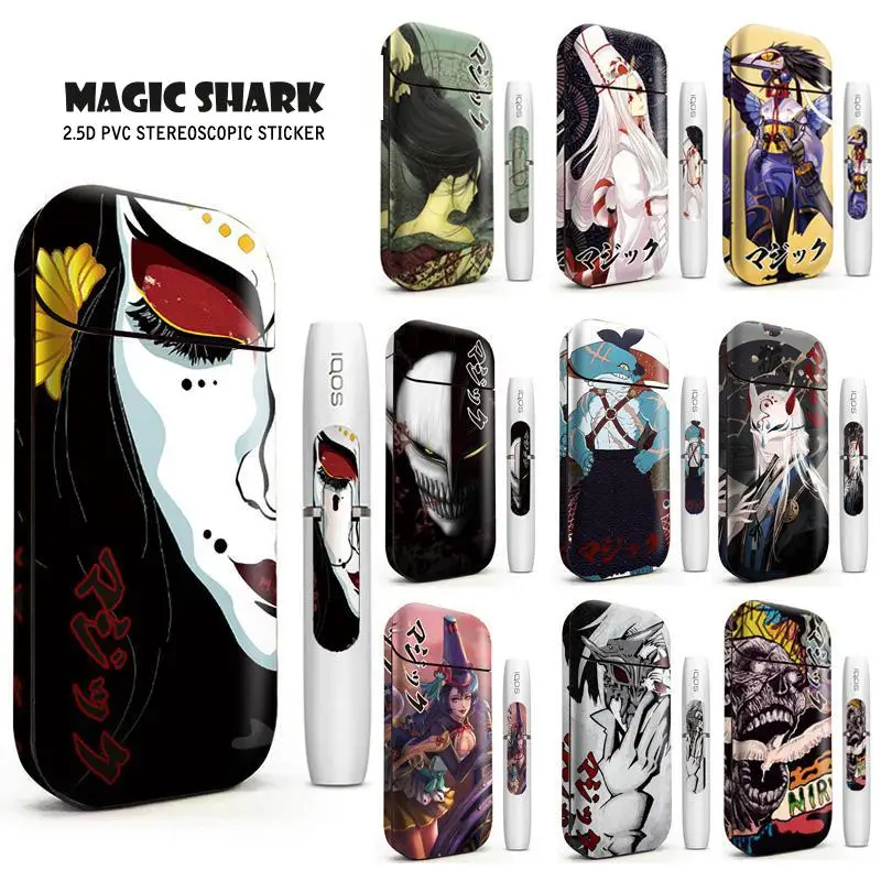 Наклейка Magic Shark Anime Blood для IQOS наклейка 2 4 Plus чехол горячая Распродажа p|Наклейки