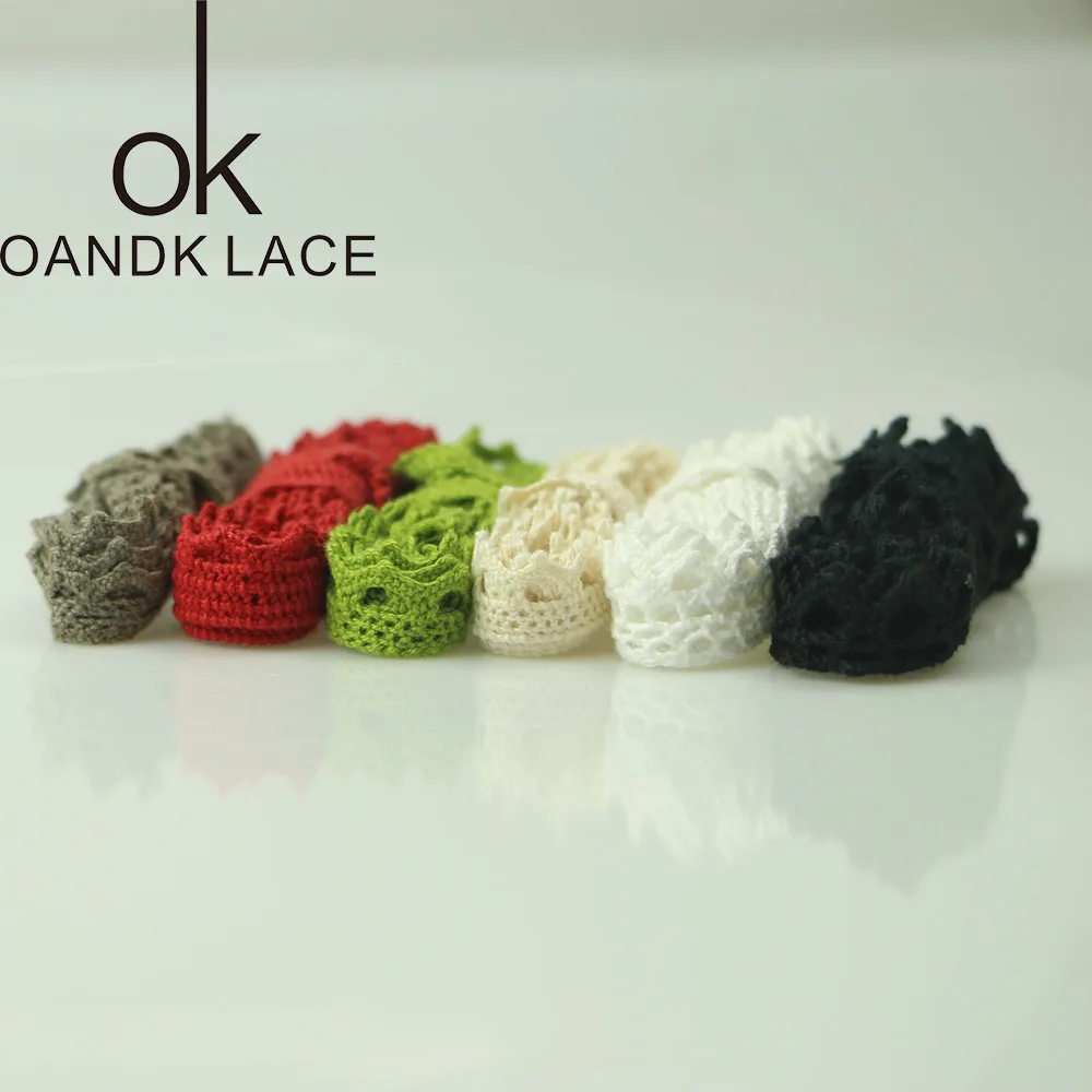 

10 ярдов тонкая кружевная лента хлопчатобумажная кружевная отделка Свадебное Украшение скрапбукинг кружевная ткань 1 см зубы собаки dentelle