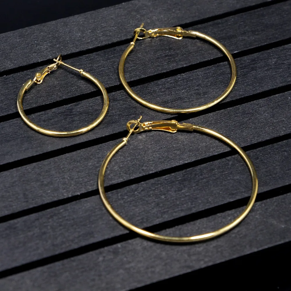 Ювелирные изделия огромный обруч серьги набор 1 лот 6 пар/компл. для мужчин и