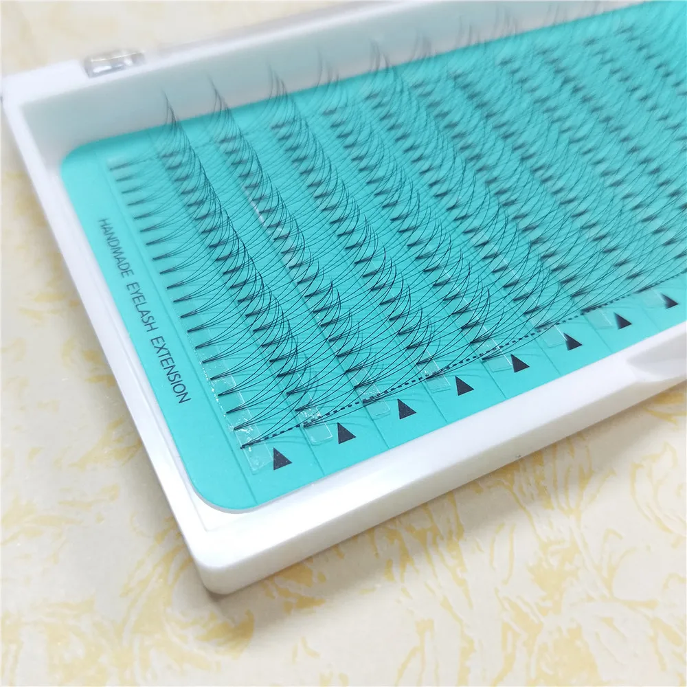 3D готовых фанатов России объем ресниц Индивидуальный ресницы расширение 3d prefanned