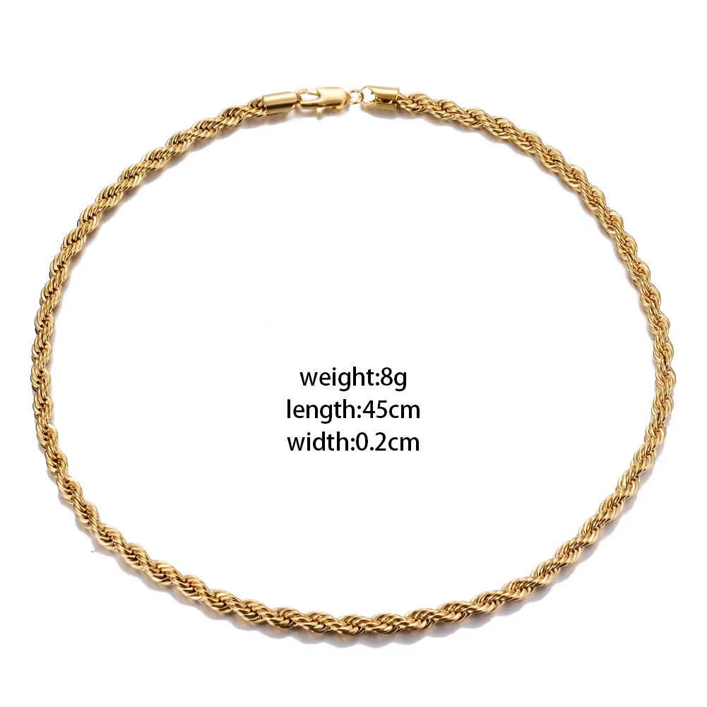 WANDO классическое ожерелье для мужчин цепь Эфиопии модные ювелирные изделия из