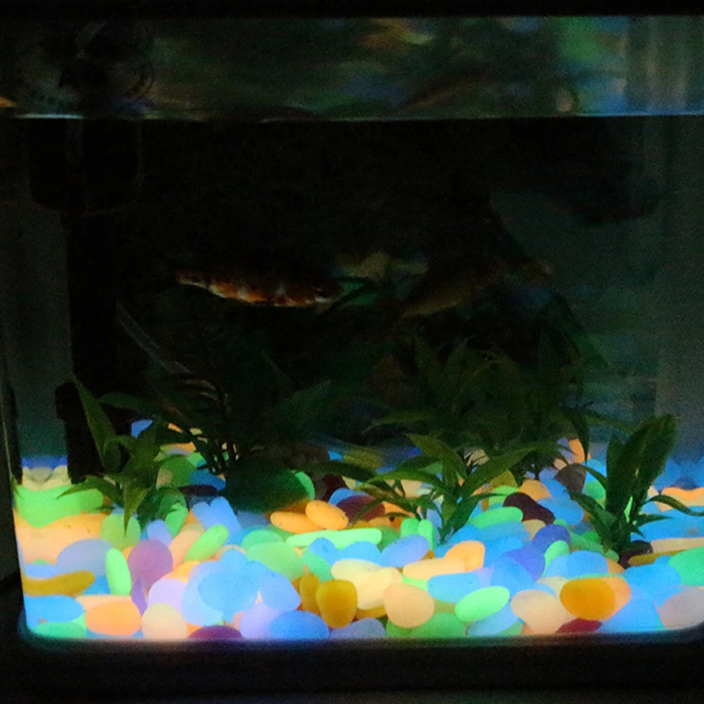 100 шт. искусственные камни для аквариума светящиеся в темноте|Декорации| |