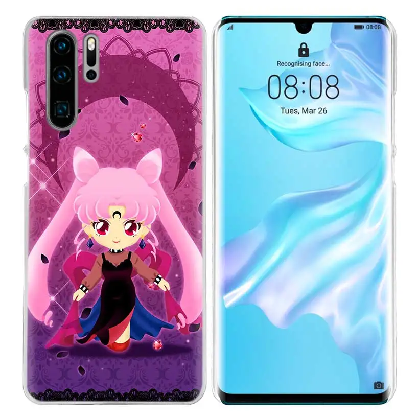 Чехол Sailor Moon Kawai для huawei P20 P30 P Smart Nova 4 3i P10 P9 P8 mate 10 20 lite Pro Mini, жесткий чехол для телефона из ПК, Новинка - Цвет: 05