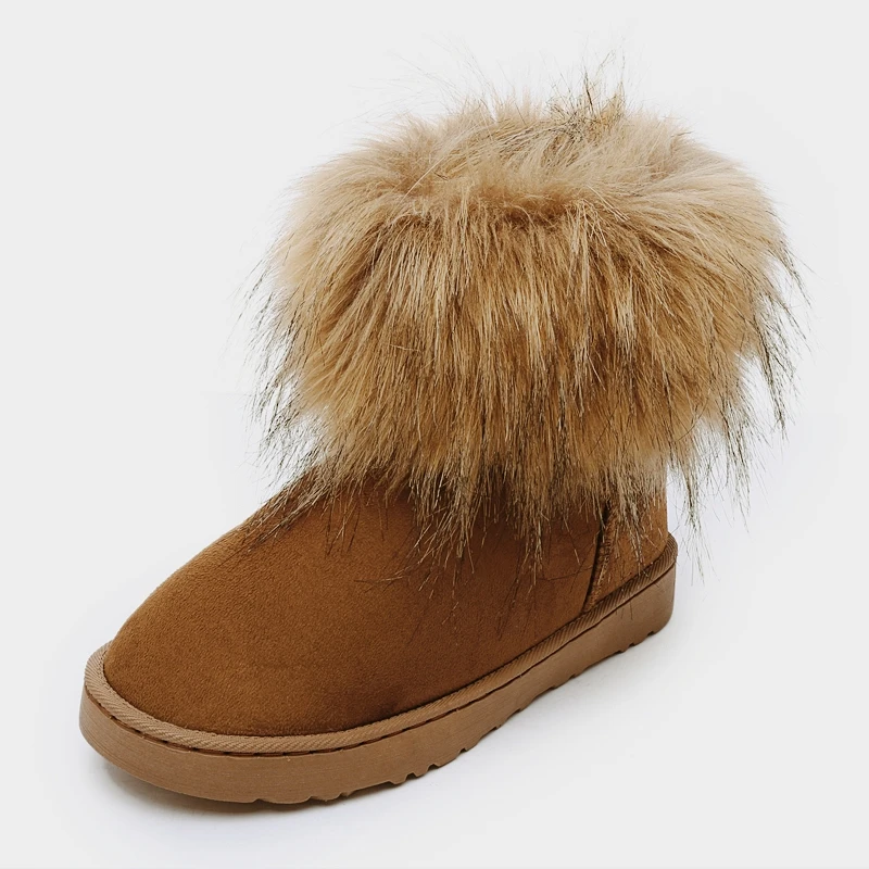 Snow Boots work shoes 2016 Plush New Fashion Lace Up Brand Designer Luxury Ladies Felt Casual Flats Platform Women Autumn Large | Обувь