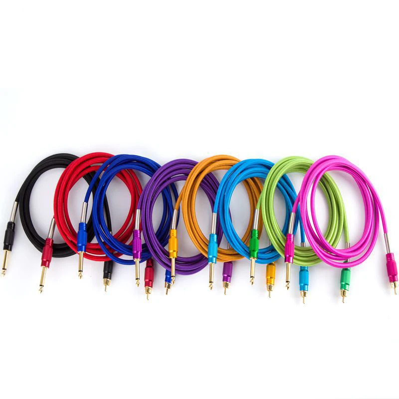 QINK новейший RCA мягкий зажим шнур 1 8 м силикагель 22 AWG медная проволока крючок для
