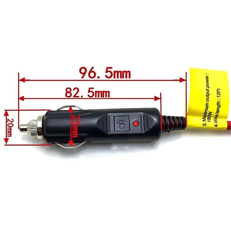 12V 24V 3 6 м автомобильного прикуривателя кабель удлинитель для подключение к