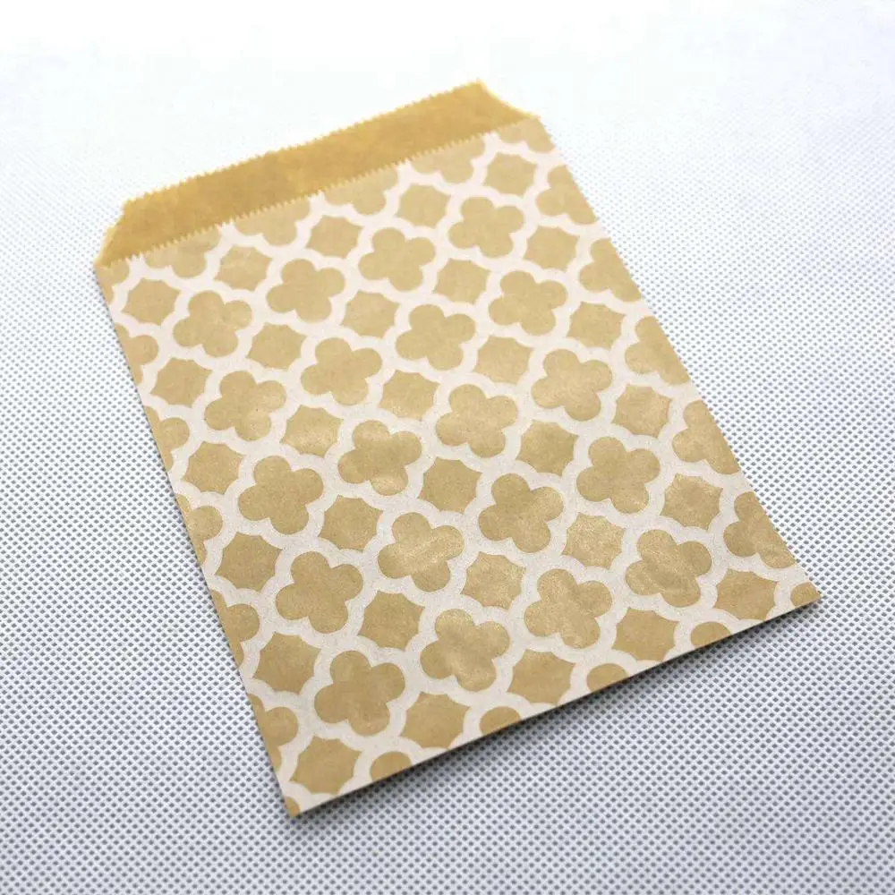 Honeycomb Крафт-бумажные пакеты, любимые мешки, угощенные мешки, подарочные, сумки для выпечки 25 шт./лот - Цвет: Honeycomb