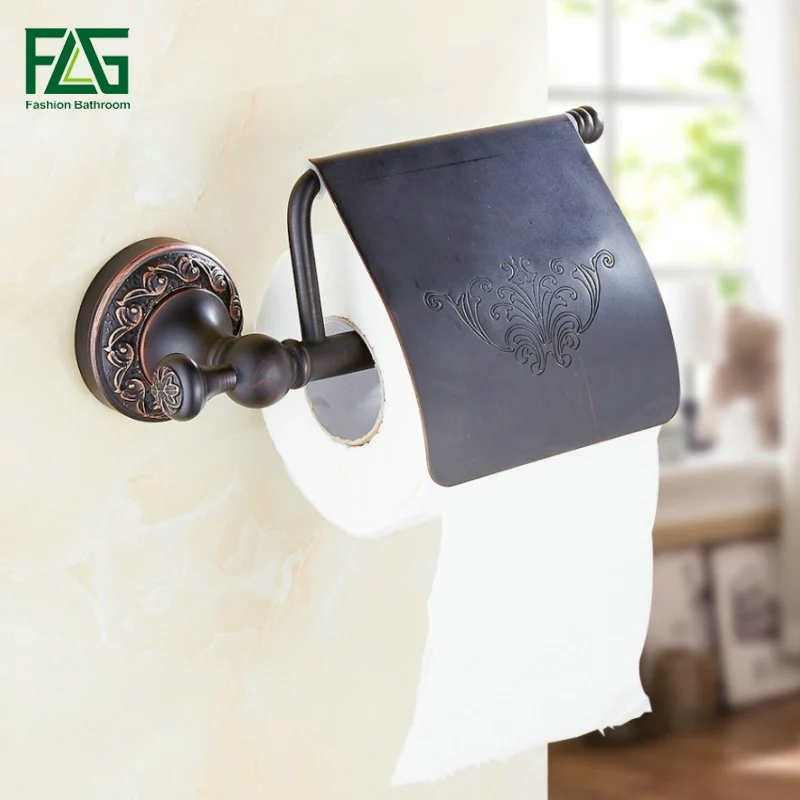 Держатель для туалетной бумаги FLG из твердой латуни цвет в ассортименте G137