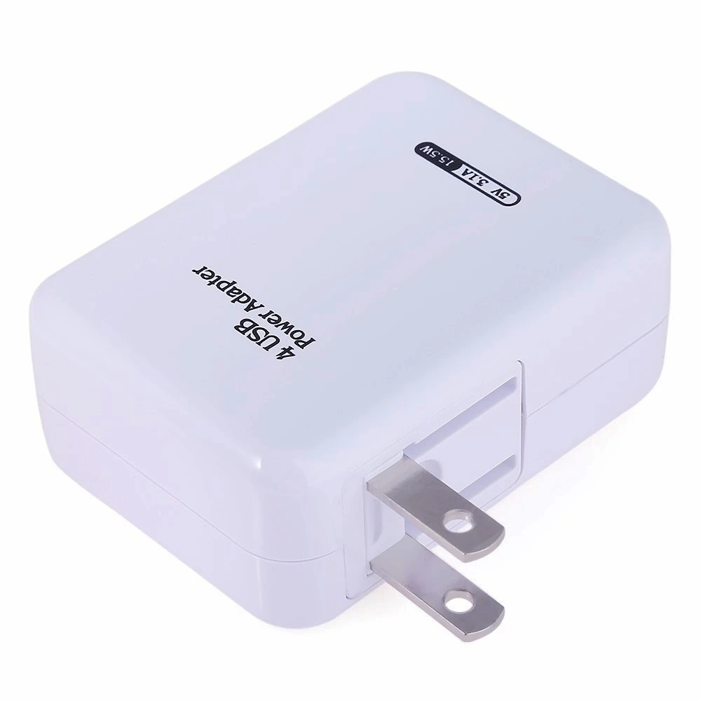 Универсальное зарядное устройство с 4 портами США/ЕС usb-адаптер питания для