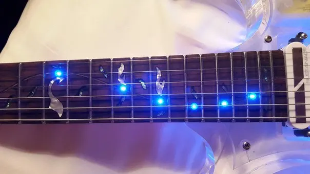 JOE SATRIANI акриловая электрогитара с ST образным вырезом и подсветкой|guitar puzzles|guitar