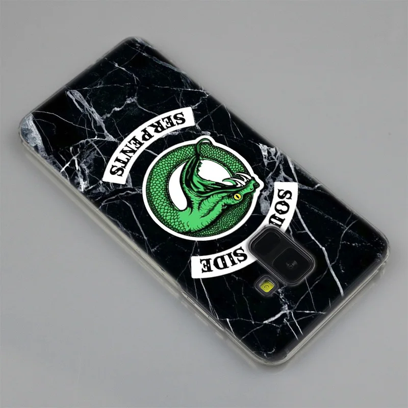 Силиконовый чехол Riverdale South Side Serpents с логотипом для Samsung Galaxy A50 A30 A10 A40 A6 A8 Plus A9 A5 A7 2018