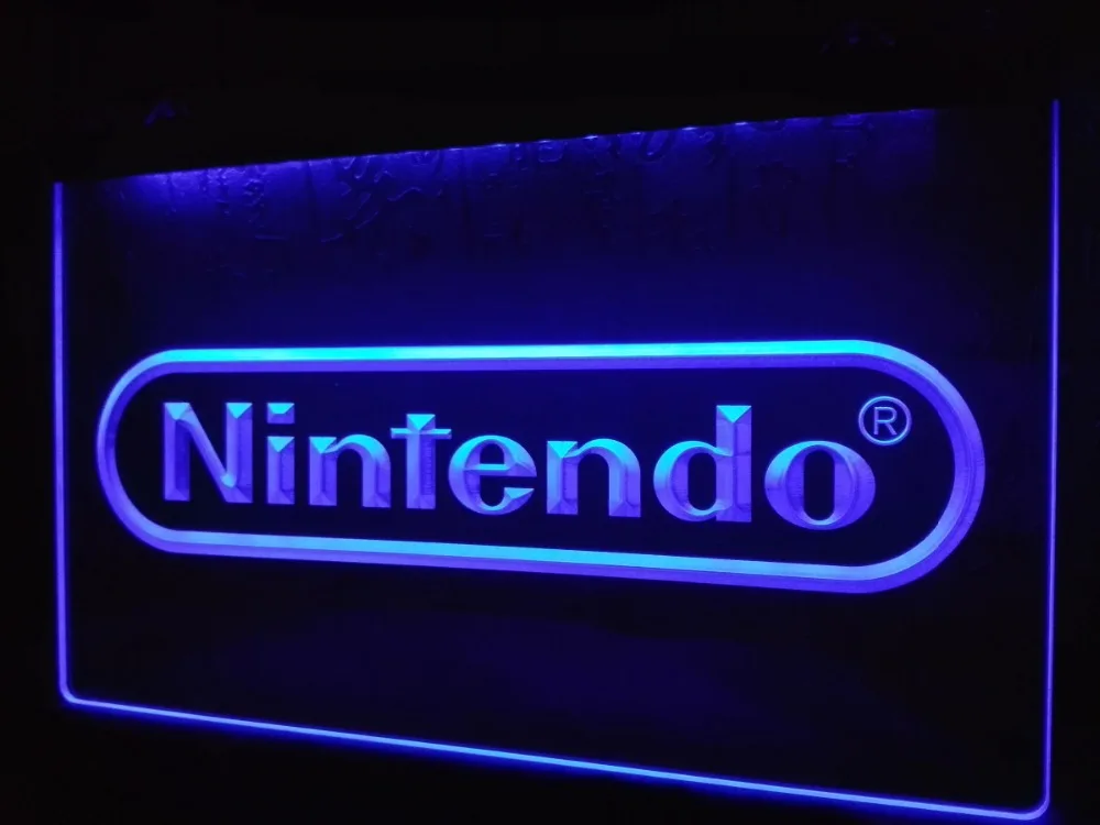 LH021-игровая светодиодная неоновая светосветильник вывеска Nintendo | Дом и сад