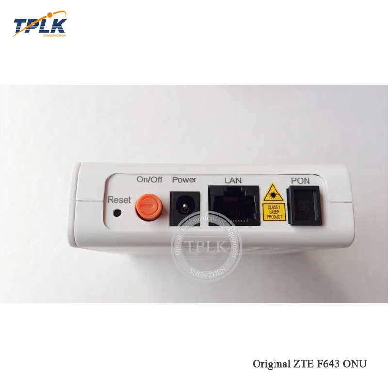 100% оригинальный новый Роутер ZTE F643 GPON ONU ONT FTTH с 1GE применяется к режимам Termina Gpon