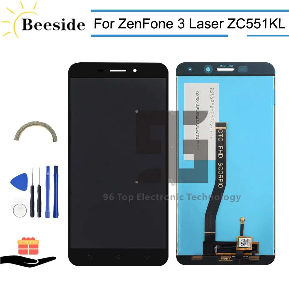 AA + качество lcd 5 ''для Asus ZenFone 3 Laser ZC551KL Z01BD ЖК дисплей с сенсорным экраном