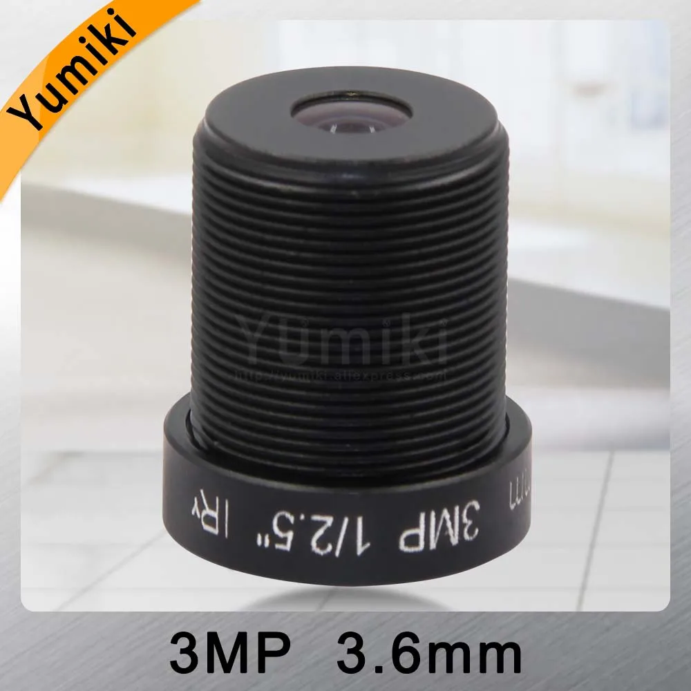 Yumiki 3 0 мегапикселей M12 MTV 6 мм 3MP HD CCTV объектив ИК камеры безопасности с