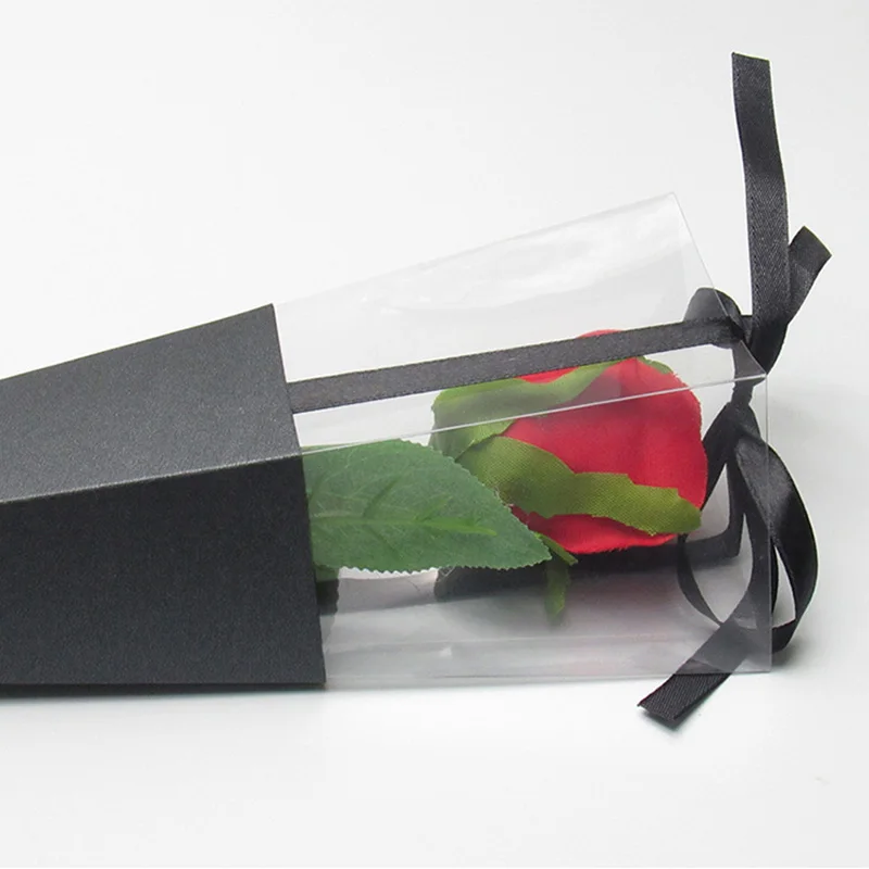 Подарок ко Дню Святого Валентина коробка одиночная Роза цветок для custom Gift цветы