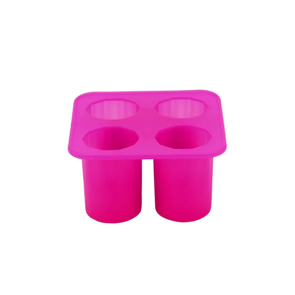 4 сетки силиконовая форма цилиндрической формы ледяной куб фруктовое мороженое