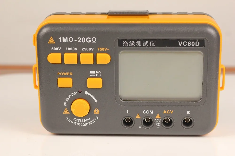 Цифровой тестер изоляции Eone VC60D Megohm измерение напряжения переменного тока |