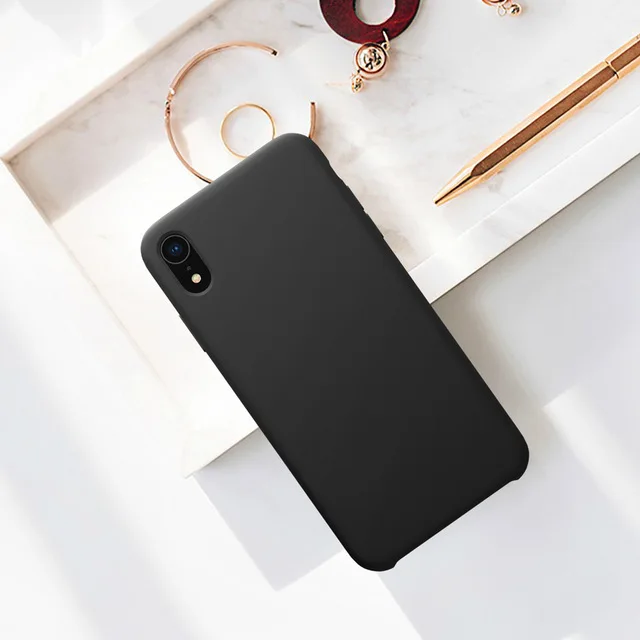 black Для Apple iphone X XR чехол защитный чехол Nillkin Flex Pure Тонкий Мягкий Жидкий Силиконовый противоударный чехол для телефона чехол для iphone XS 11 Pro MAX - Цвет: black