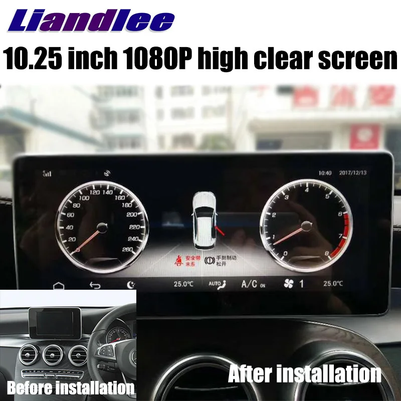 Liandlee автомобильный мультимедийный плеер NAVI CarPlay для Mercedes Benz MB GLC NTG автомобильный Радио gps навигация