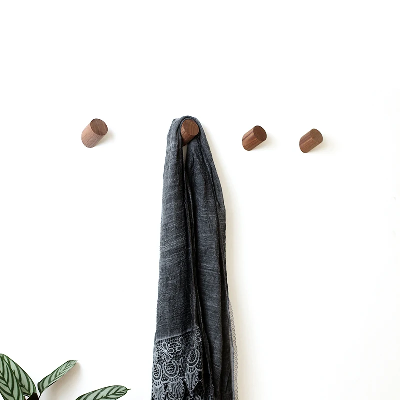 Деревянные крючки для пальто настенные украшения креативный настенный крючок