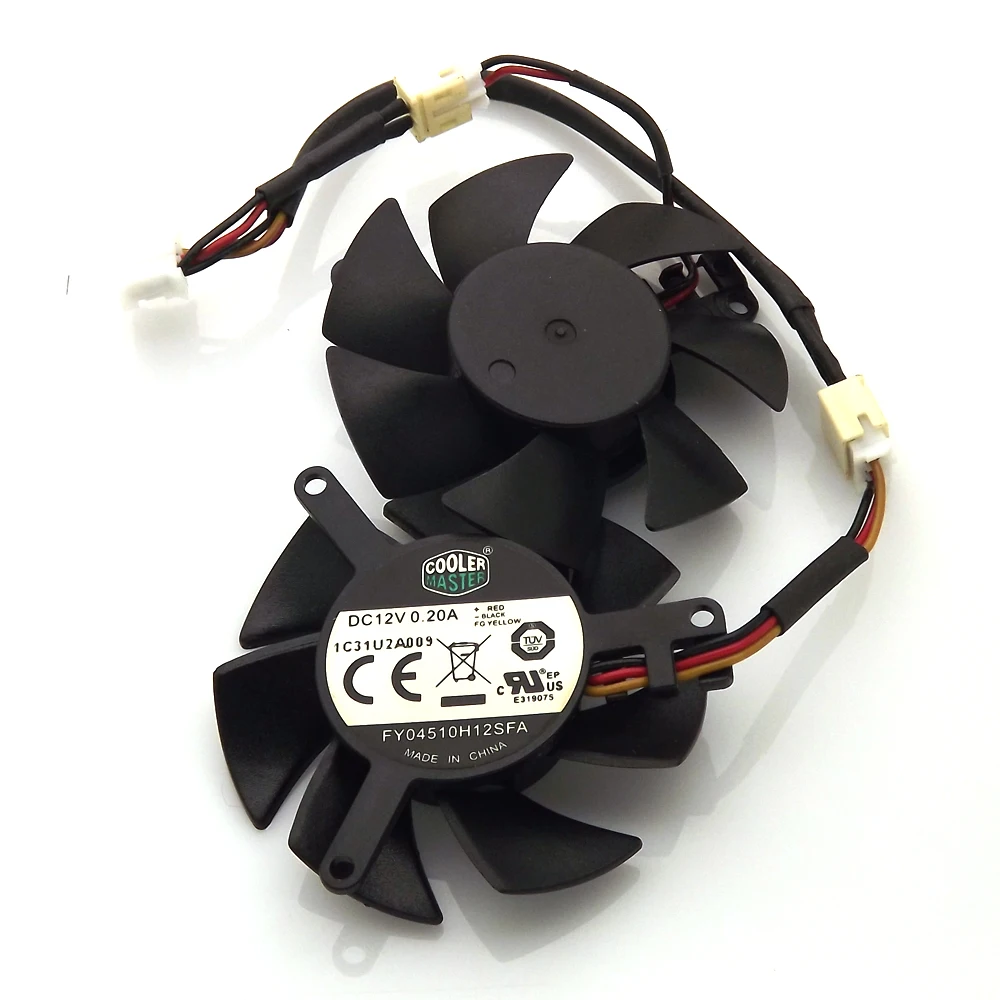 Кулер для видеокарты MSI R6450 6570 V5 12 В 6670 А 45 мм 39*39*39 мм|4pin fan|cooling fanvideo card coolers |
