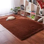 Топ продаж, шелковый ковер с длинными волосами, журнальный столик для гостиной, одеяло, прикроватный коврик для спальни, утолщенный мытый Шелковый нескользящий коврик для волос