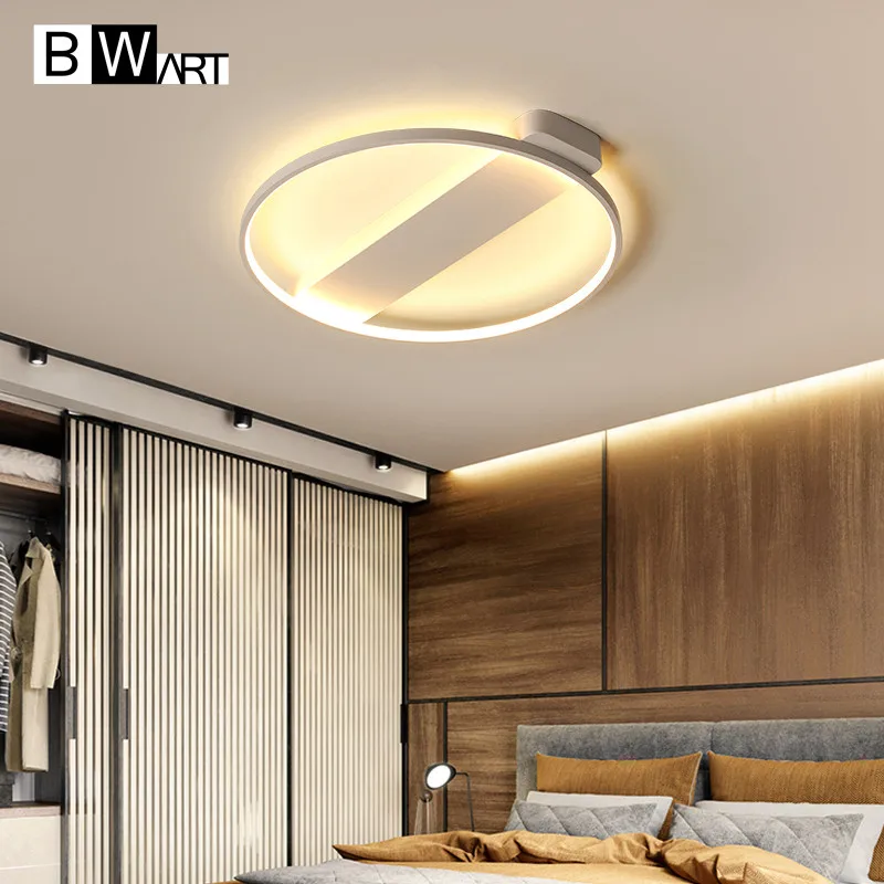 BWART Modern LED Ceiling Lights For Living Room Bedroom Simple personality design Indoor lighting Lamp Remote dimming | Лампы и