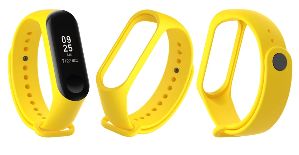 ALANGDUO ремешки для xiaomi mi Band 3 4 аксессуары сменный силиконовый ремешок для xiaomi mi4 браслет