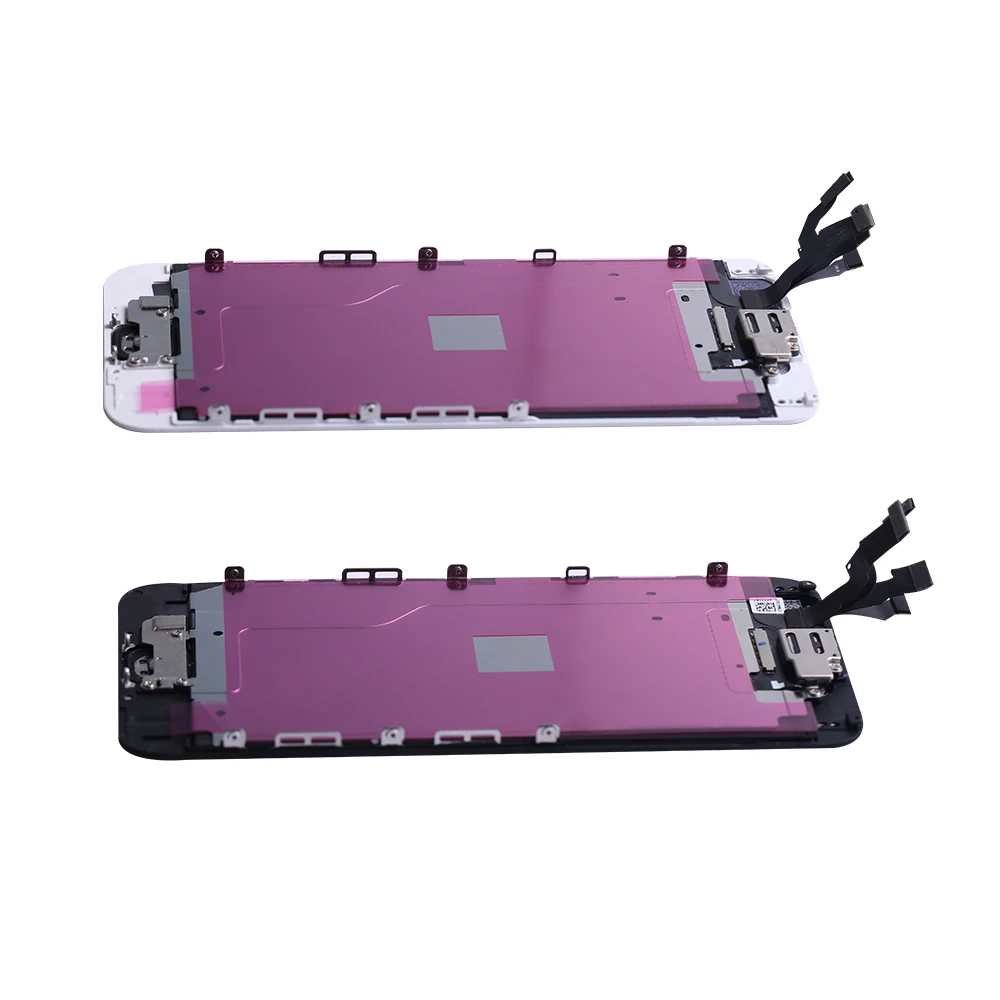 AAA+++ ЖК-дисплей полная сборка для iPhone 6 ЖК-модуль с заменой дигитайзера и кнопкой домой и фронтальной камерой+ защитное стекло+ ТПУ чехол