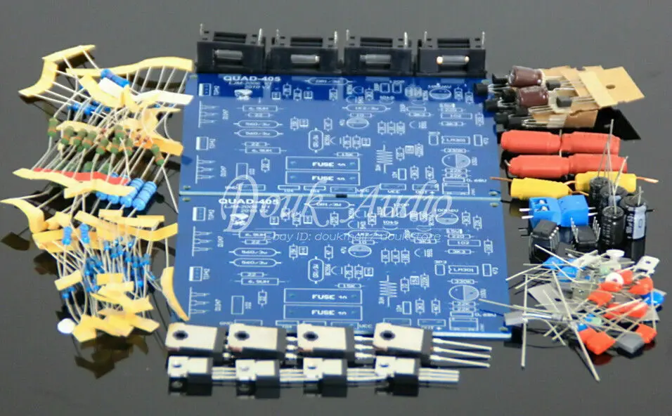 Nobsound 2 шт QUAD405 125 Вт+ 125 Вт усилитель мощности платы Hi-Fi Amp DIY Kit Dual 2,0 канал