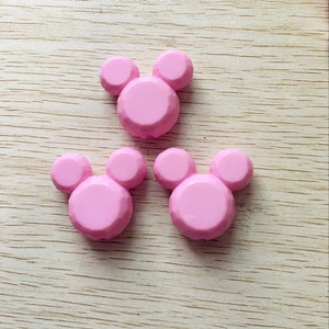 pink Выберите цвет) 50 шт./лот 37x33 мм массивные бусины в виде голов для массивных ювелирных изделий ожерелье - Цвет: pink