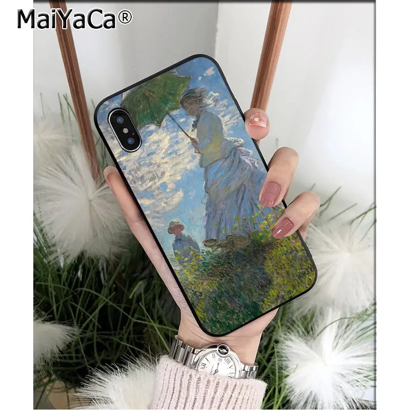 MaiYaCa картины Клода Моне импрессионизма TPU Мягкий силиконовый чехол для телефона