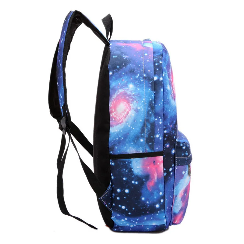 Women Backpack SchoolBag Kids School Bags For Teenagers Girls Backpacks Starry Sky Printing Canvas Bag Mochila Infantil | Багаж и сумки