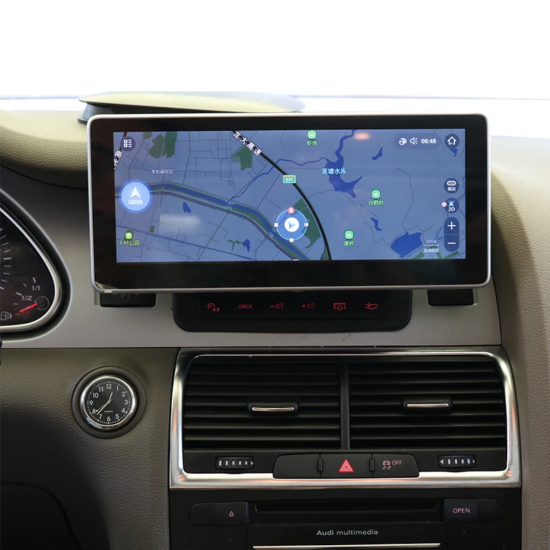 Автомобильный мультимедийный плеер 4G+ 64G Android 8,1 10,25 дюймов экран для Audi Q7 2006- Wifi BT Радио Стерео тире gps navifation