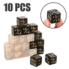 10 шт.компл., 6-гранные кубики для детей, 16 мм + 1-1
