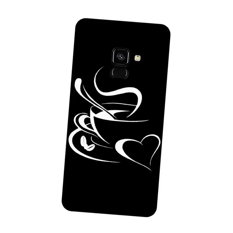 N288 Кофе и книга Черный силиконовый чехол для Samsung Galaxy J2 J3 J4 J5 J6 J7 J8 Pro Plus Prime 2018 2017 |