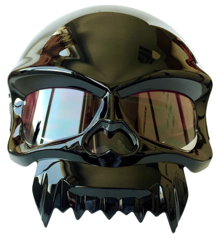 Masei 429 череп Chopper Casco мотоциклетный шлем с черепом винтажные Ретро мотоциклетные