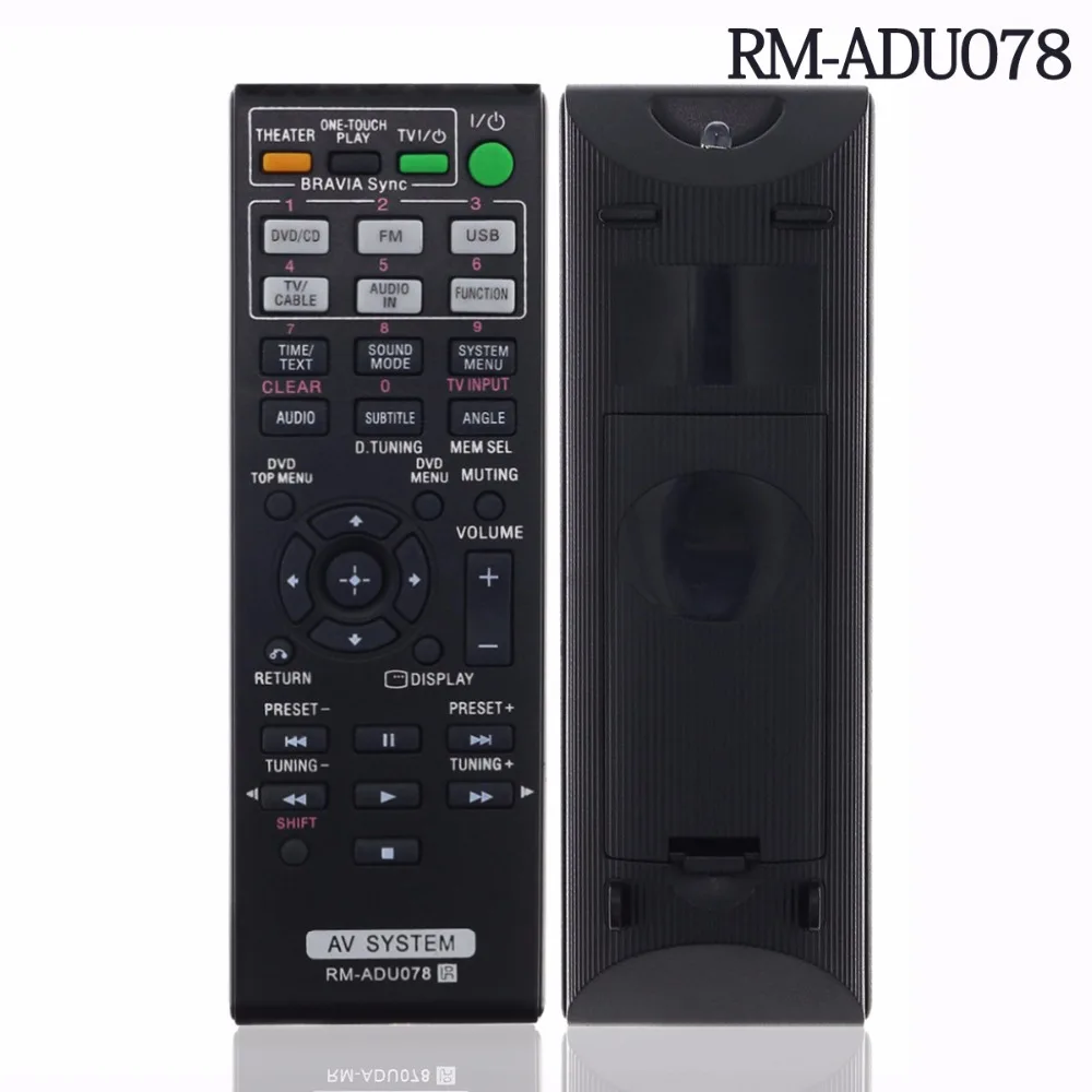 

New AV Remote Control RM-ADU078 For Sony HBD-DZ170 DZ171 DZ175 TZ210 TZ510 TZ710