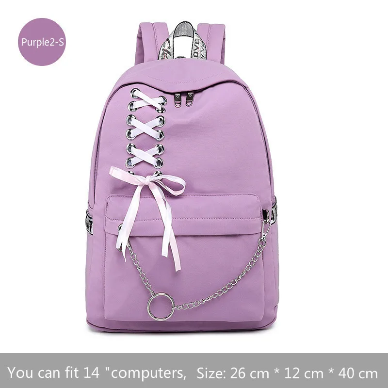 Fashion Girl Schoolbag Students Pink Laptop Backpack School Bags For Teenage Girls Women Backpacks Mochila infantil Escolar