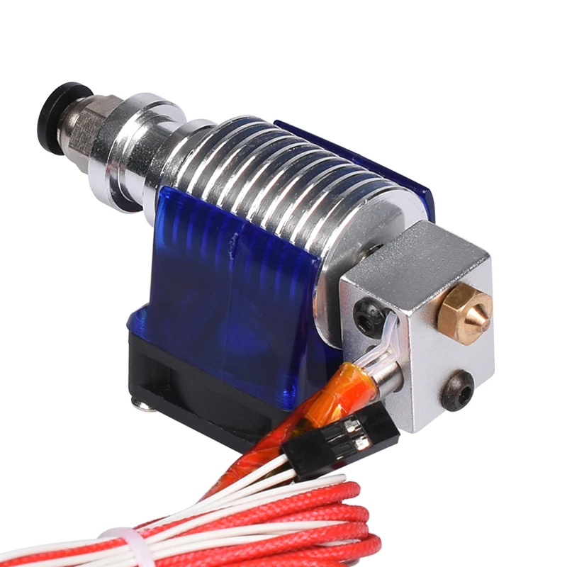 3D V6 j-головка hotend длинные расстояния с охлаждающим вентилятором 1,75 мм 3 мм Боуден нити Уэйд экструдер для 3d принтера коссель