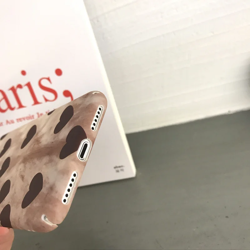 Простое Красное сердце любовь чехол для iPhone X 6 XS 6S 7 8 XR MAX матовый Plus задняя крышка |