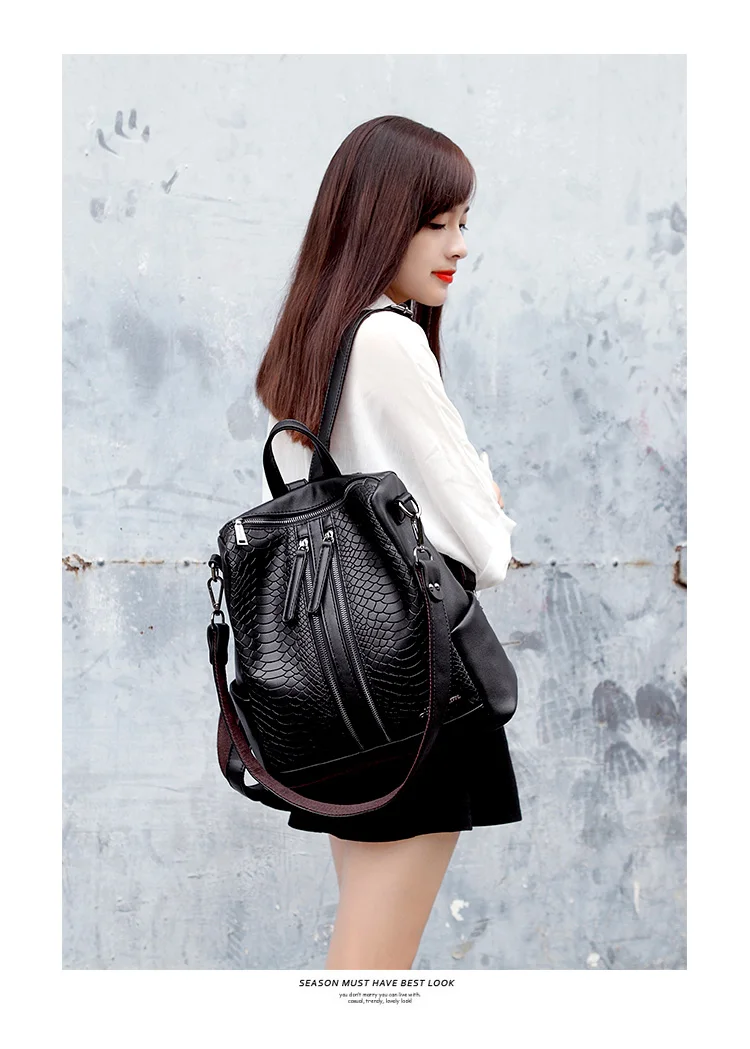 Новинка, женский кожаный рюкзак, черный, Bolsas Mochila Feminina, большой, для девушек, школьный рюкзак, дорожная сумка, однотонный, карамельный цвет, рюкзак
